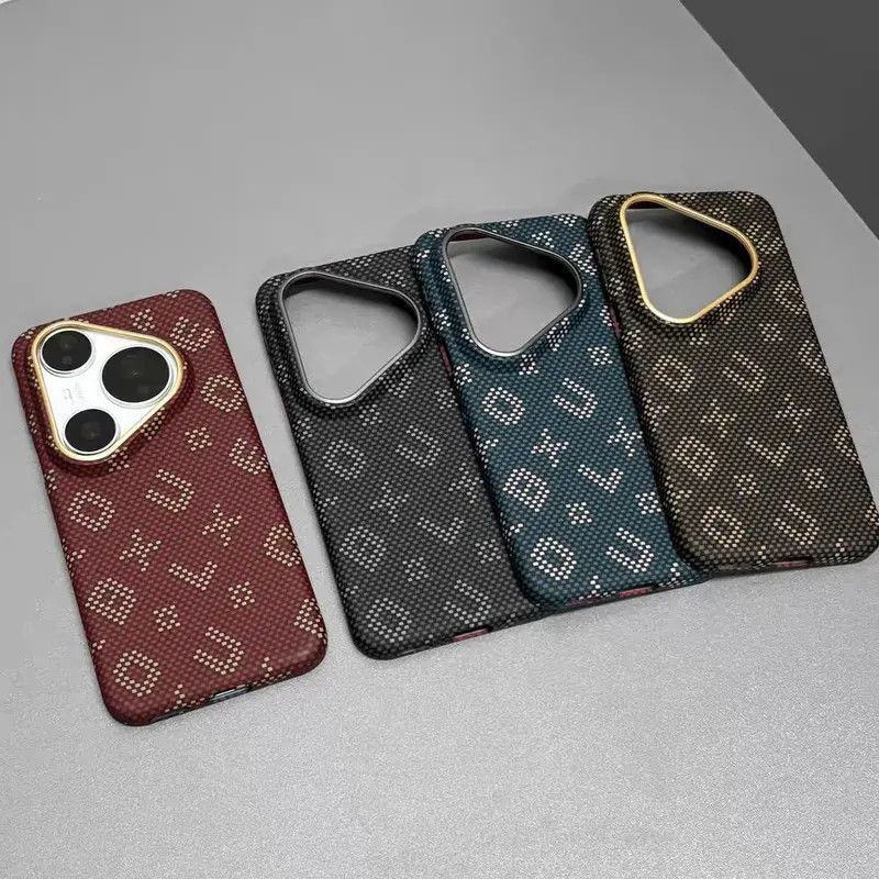 Huawei Pura 70 - Casing Magnetik Tekstur Serat Karbon Aramid