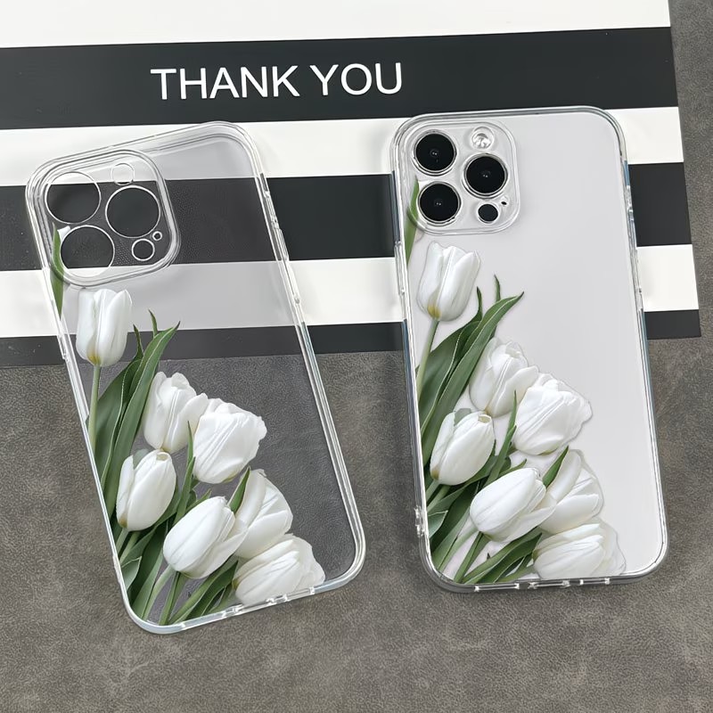 Casing Ponsel Motif Tulip Untu - Apple Iphone 15 ulasan dan harga