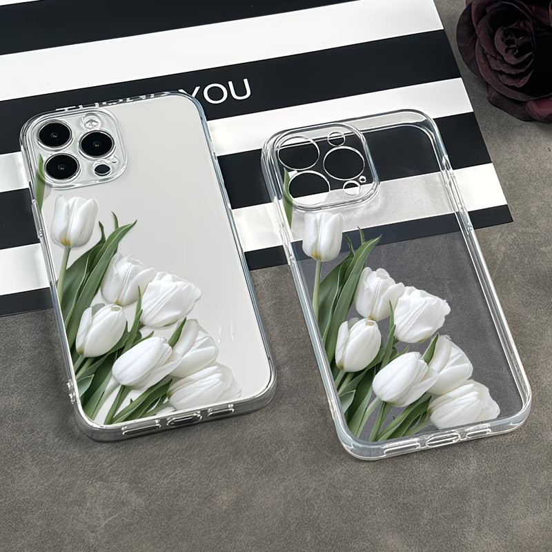 Casing Ponsel Motif Tulip Untu - Apple Iphone 15 ulasan dan harga