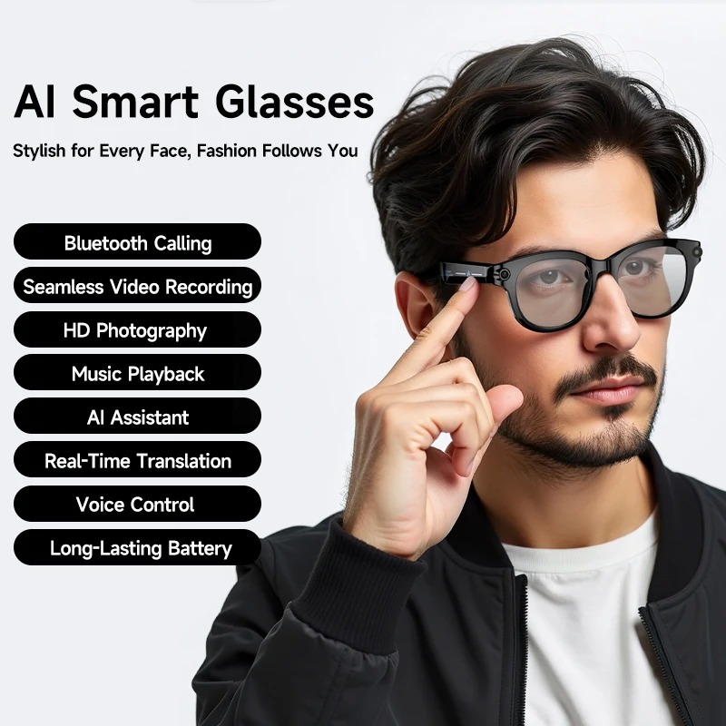 Kacamata Pintar AI 2026 8K Kon - Smart Glasses Lens ulasan dan harga
